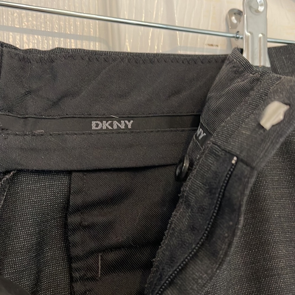 DKNY mens dark grey dress pants - Picture 8 of 11